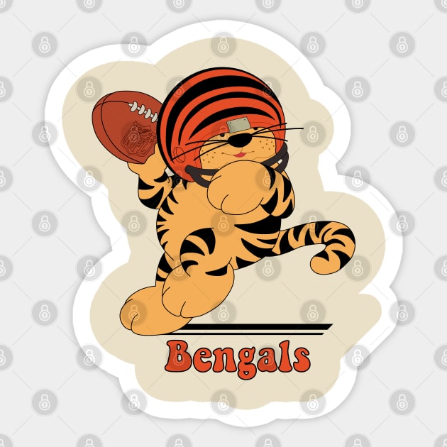 Retro 1983 Kids Mascot Sticker by Greg Davis Nina Soluski